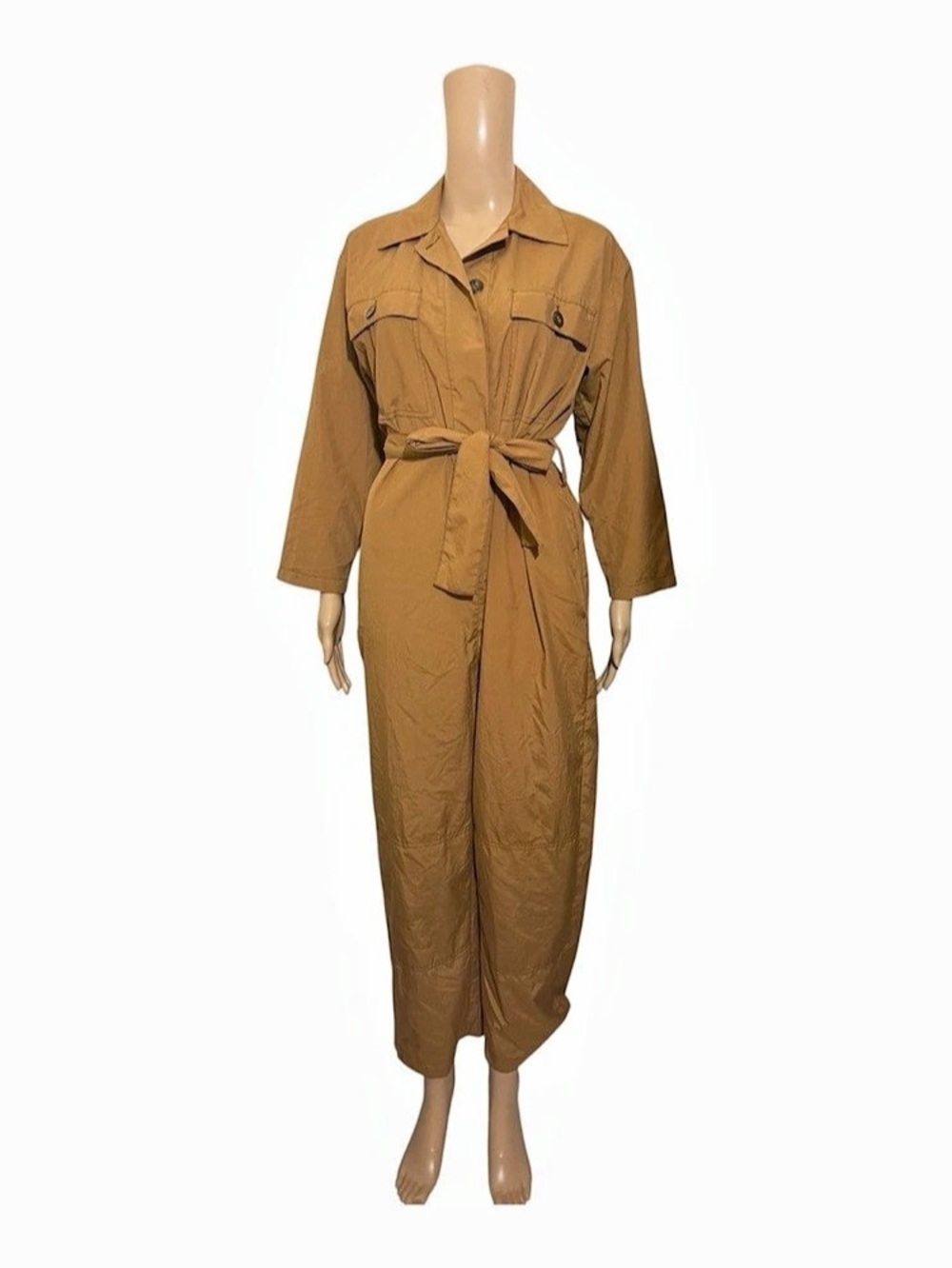 No. 6 Store in Utility Jumpsuit in Brown Like New